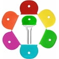 thumbnail image 1 of Coloured Key Caps Tags Set Flexible Key Covers Plastic Key Identifiers Markers Protectors Key Cap Label for Easy Identifying House Office Door Keys Accessories Assorted Color (Pack of 6), 1 of 5