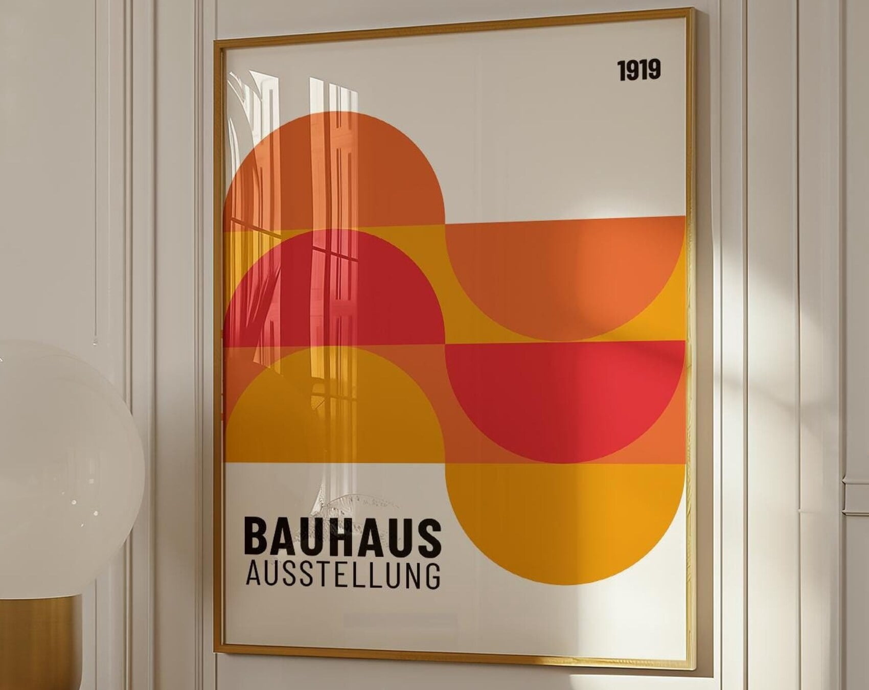 Colourful Art for Minimalist Living Room