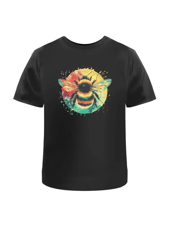 Colourful Bumblebee Unisex T-Shirt - 100% Cotton