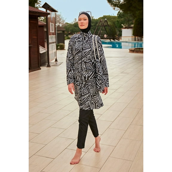 Colourful Burkini Modest Swimwear R2403 USA