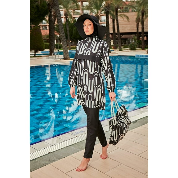 Colourful Burkini Modest Swimwear R2412 USA