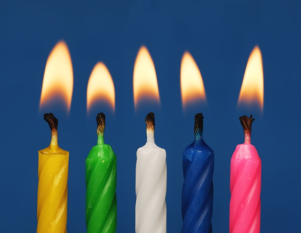 Colourful Candles Lit Canvas Art - Darren Greenwood Design Pics (30 x 24)