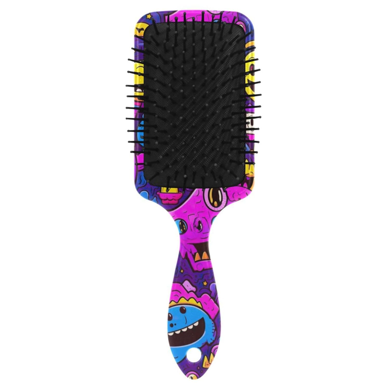 Colourful Cartoon Emoticons Hair Combs For Women Nylon Pins Curly Hair