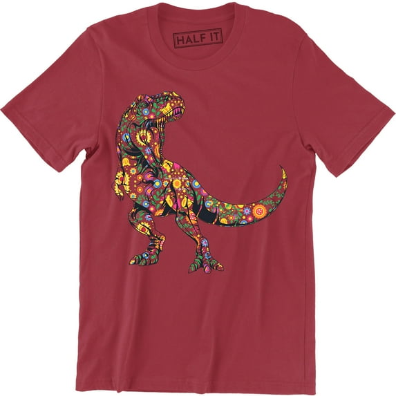 Colourful Dinosaur Spirit Wild Animal Men's Gift T-Shirt