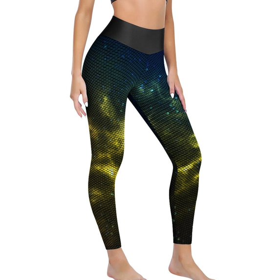 Colourful Galaxy Leggings Nebula And Bright Stars Yoga Pants High Waist Fitness Running Yoga Leggings Women Stretchy Sport Pants