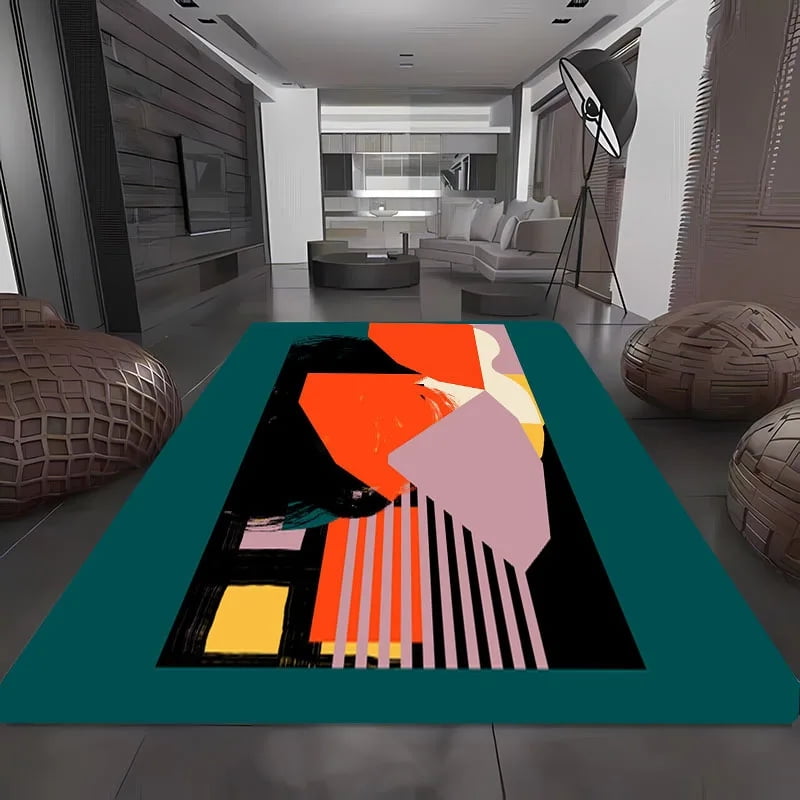 Carpet Modern Minimalist Geometric Abstract Living Room Bedroom Bedside Home Carpet Floor Mat
