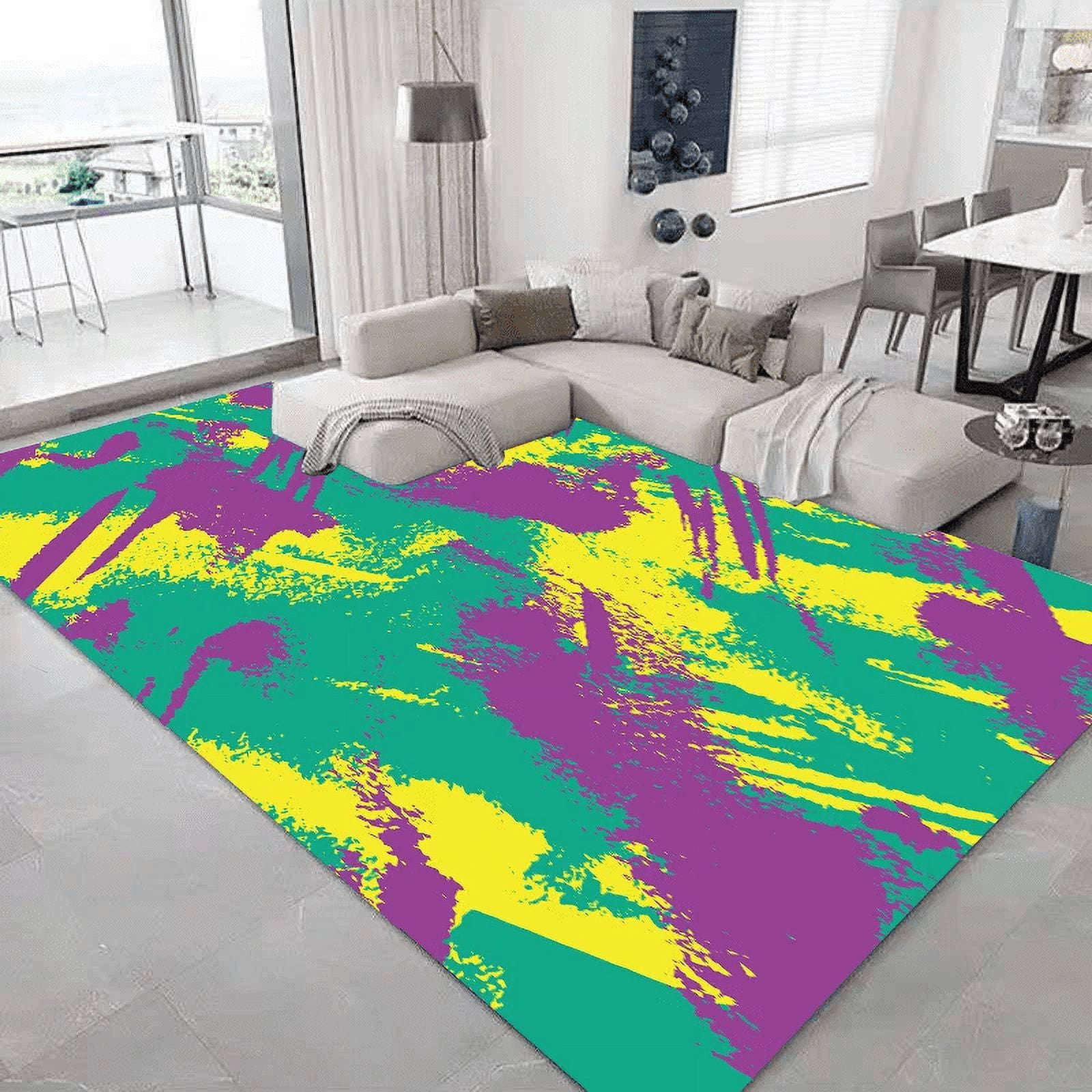 Colourful Geometry Abstract Floor Lounge Rug Carpets Room Decoration Large Area Rug Bedroom