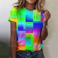 thumbnail image 1 of Colourful Graffiti Women‘s T-shirt Summer O-neck Casual Short Sleeve Female Loose Fashion Pullover For Ladies Daily Streetwear, 1 of 7