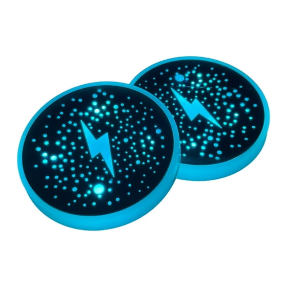 Colourful LED Coasters Beverage Mat With Motion Detector Auto On Off USB Powered For Night Driving Accessories