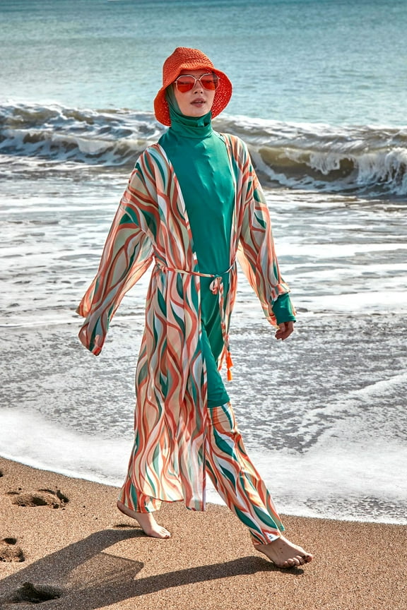 Colourful Pareo Kimono P2422 USA