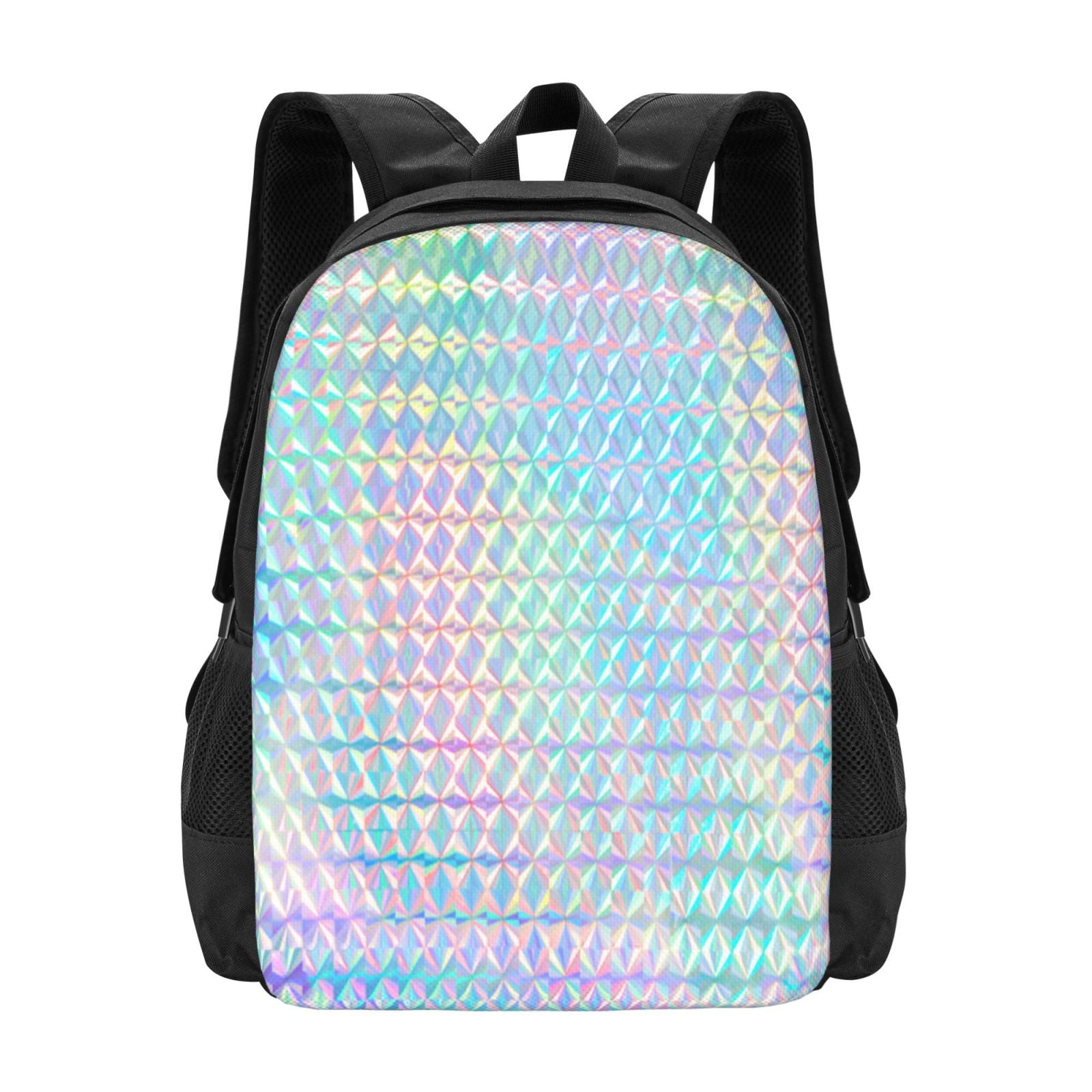 Hype rainbow holographic backpack sale