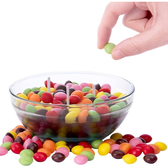 Colourful Rainbow Sugar Bowl Scented Soy Candle Funny Gift for Your Lovers Friends(Rainbow)