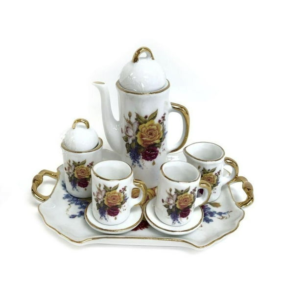 Colourful Roses Tea Set