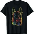 thumbnail image 1 of Colourful Scottie Dog Scottish Terrier T-Shirt, 1 of 5