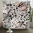 thumbnail image 1 of Colourful Sexy leopard Print Shower Curtain Waterproof Polyester Bathroom Curtai, 1 of 5