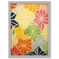 thumbnail image 1 of Colourful Slices of Star Fruit Bright Watercolour Painting Abstract Carambola Kitchen Artwork Framed Wall Art Print A4, 1 of 5