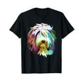 thumbnail image 1 of Colourful Splash Dog Bearded Collie Black T-Shirt, 1 of 5
