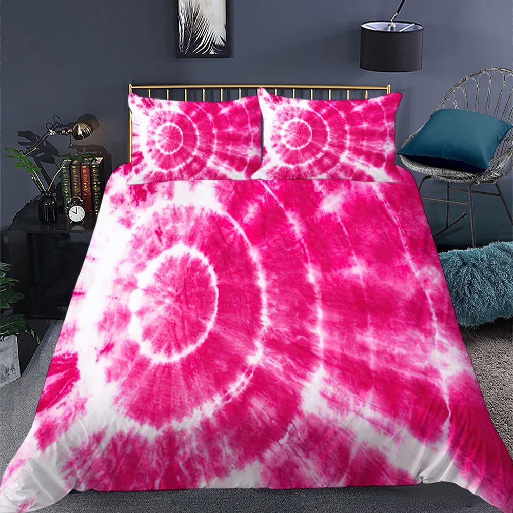 Colourful Tie Dye Bedding Sets Tie Dye Duvet Cover Spiral Tie Dyed