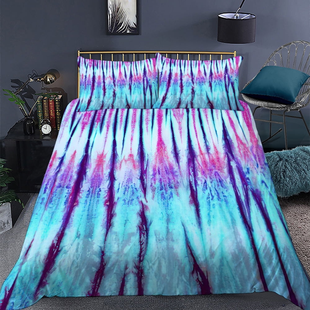 Colourful Tie Dye Bedding Sets Tie Dye Duvet Cover Spiral Tie Dyed