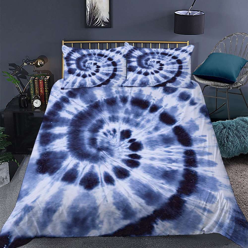 Colourful Tie Dye Bedding Sets Tie Dye Duvet Cover Spiral Tie Dyed