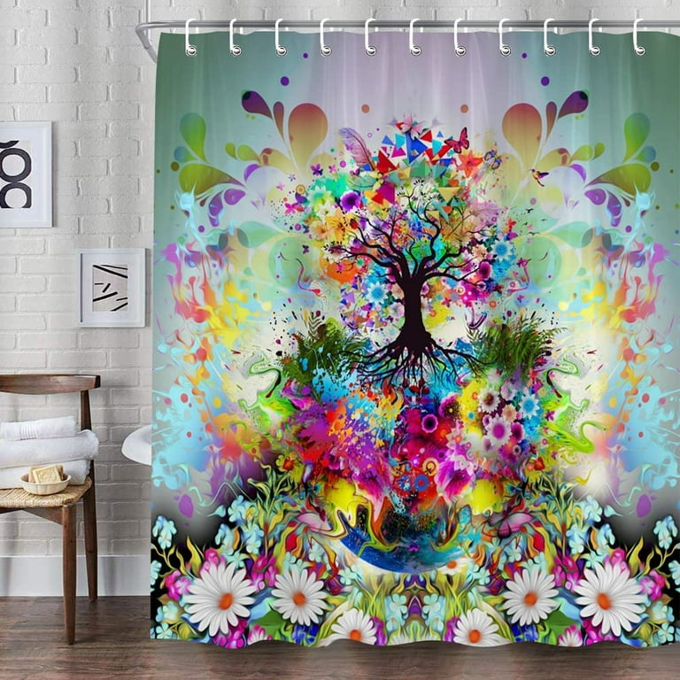 Spring shower curtain outlet