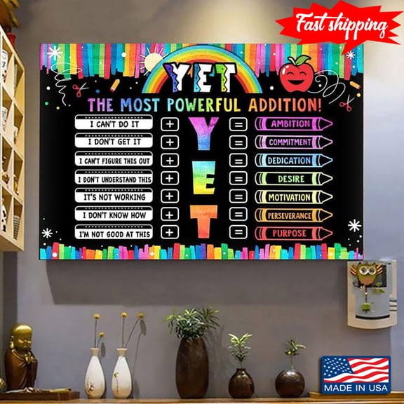 Colourful YET The Most Powerful Addition 11 x 17 Inch Poster