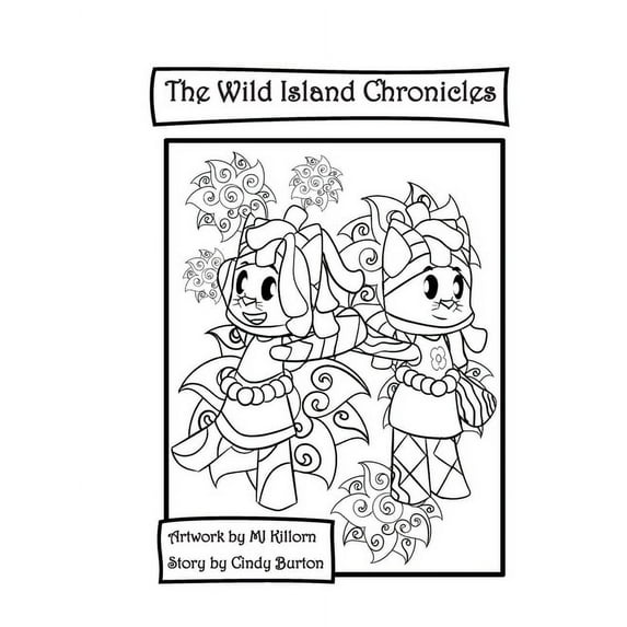 Colouring Comic Book: Wild Island Chronicles (Series #1) (Paperback)