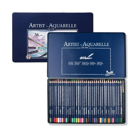 Colouring Pencils Set in Metal Case Professional Colored Pencil Pre Sharpened for Adult Artist Sketching Coloring