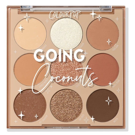 ColourPop 9 Pan Pressed Powder Palette, Going Coconuts