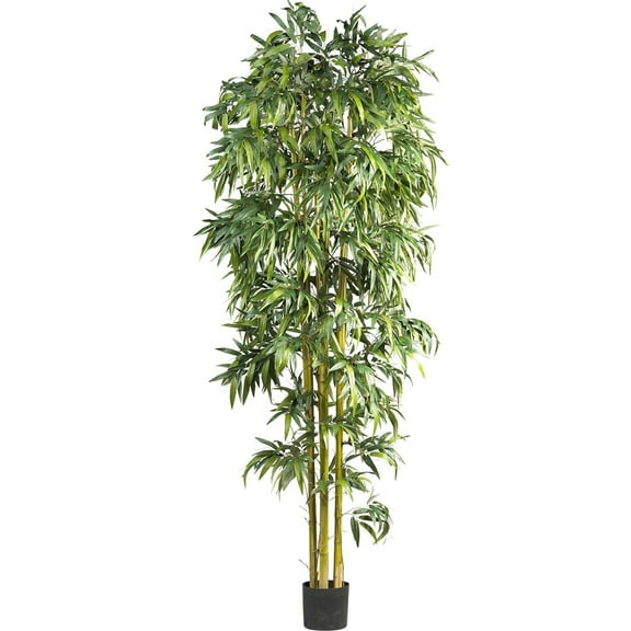 Colourtree 59 inch Artificial Bamboo Tree, Fake Plants for Home Decor, Natural Wood Trunk, Ideal for Home Office Indoor Decoration