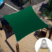 Colourtree 6' x 13' Green Super Ring Customized Size Order To Make Sun Shade Sail CTAWRN canopy Awning Shades for Patio-260 GSM-Commercial Standard Heavy Duty