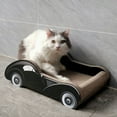 thumbnail image 1 of Colourtree Black Fun Sports Car Style Cat Scratcher - Protect Furniture, Safe Material for Cats’ Daily Scratching, 1 of 4