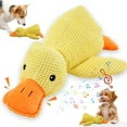 thumbnail image 1 of Colourtree Durable Chew-Proof Duck Toy for Aggressive Chewers, Calming Squeaky Dog Toy for Large Dogs to Relieve Boredom & Anxiety - Large, 1 of 7