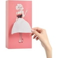 thumbnail image 1 of Colourtree Pink Funny Skirt Tissue Box Cover Vintage Classy Cute Lady Skirt Tissue Box Holder Rectangular Creative Unique Decorative Tissue Box Cover, 1 of 6