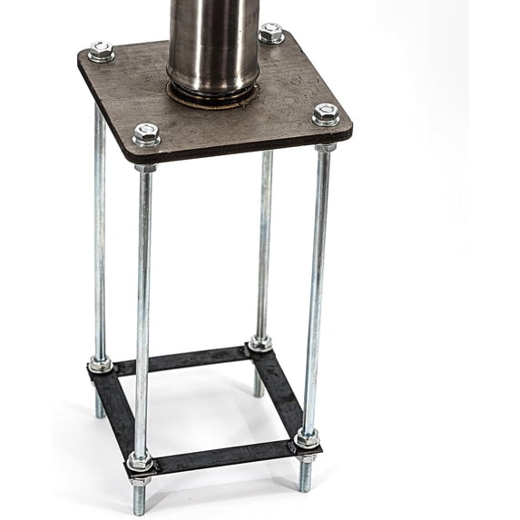 Colourtree Reinforced Base Frame for Shade Sail Pole, Versatile Use for Soil, Deck, Grass and Concrete Surfaces