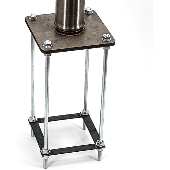 Colourtree Reinforced Base Frame for Shade Sail Pole, Versatile Use for Soil, Deck, Grass and Concrete Surfaces