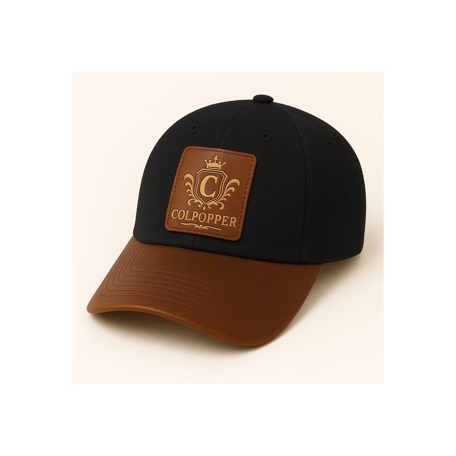 Colpopper Leather Patch Cap - Walmart.com