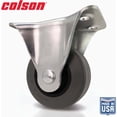 thumbnail image 1 of Colson 2 In. Gray TPR Rigid Plate Caster 82245, 1 of 4