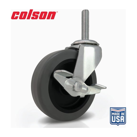 Colson 3 In. Stem Caster - Pack of 4  Residential Use, Standard Application