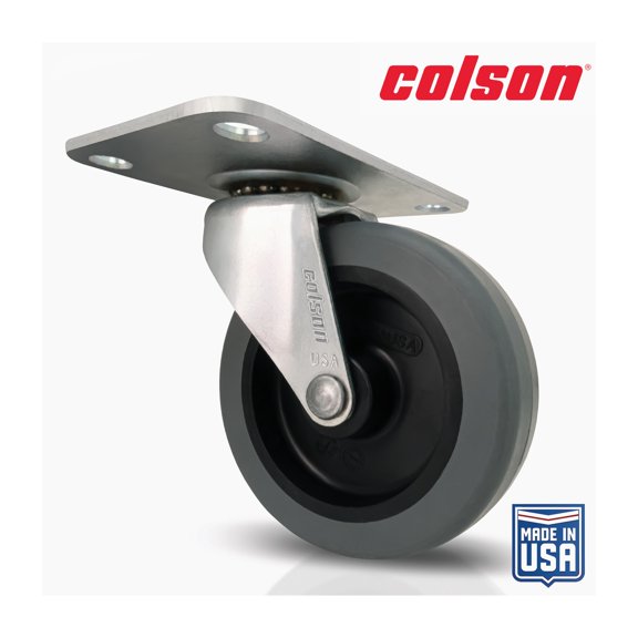 Colson 3 In. Swivel Plate Caster Model 82251 - Pack of 5