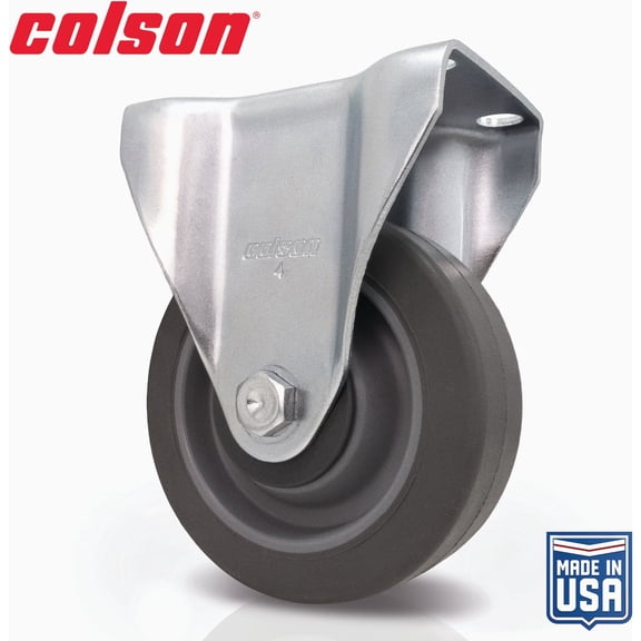 Colson 4 In. Rigid Plate Caster - Pack of 12