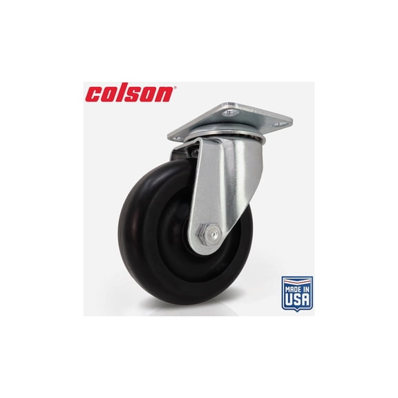 Colson 4 In. Swivel Plate Caster - Pack of 4