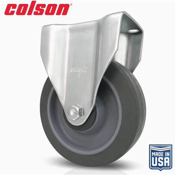 Colson 5 In. Rigid Plate Caster - Pack of 4