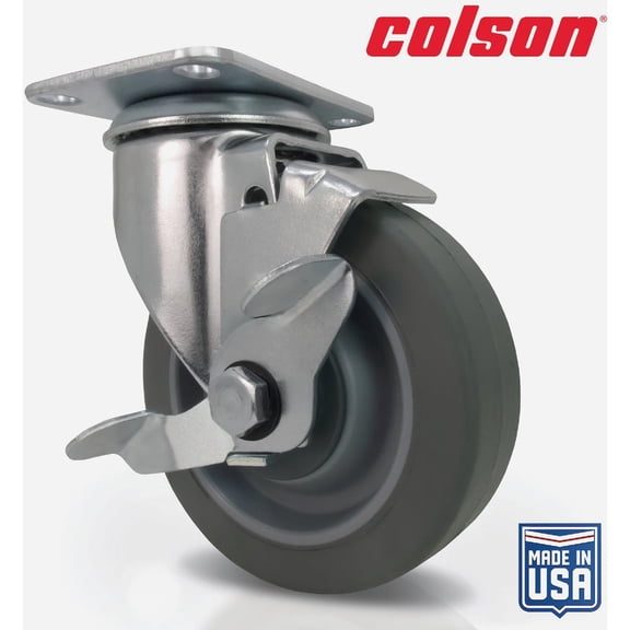 Colson 5 In. Swivel Plate Caster - Pack of 12
