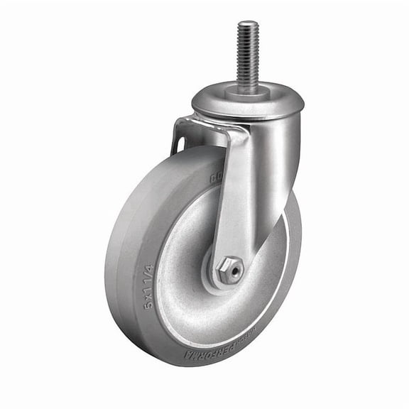 Colson Stem Caster,3 1/2"dia,250lb 2.03254.445