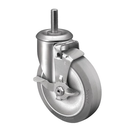 Colson Stem Caster,Swivel,3" Wheel Dia. 2.03354.42 BRK1