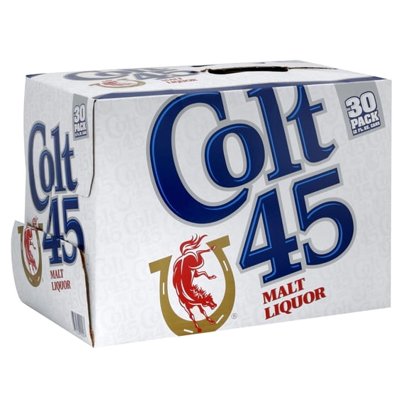 Colt 45 Liquor Lager, 30 Pack, 12 oz Cans