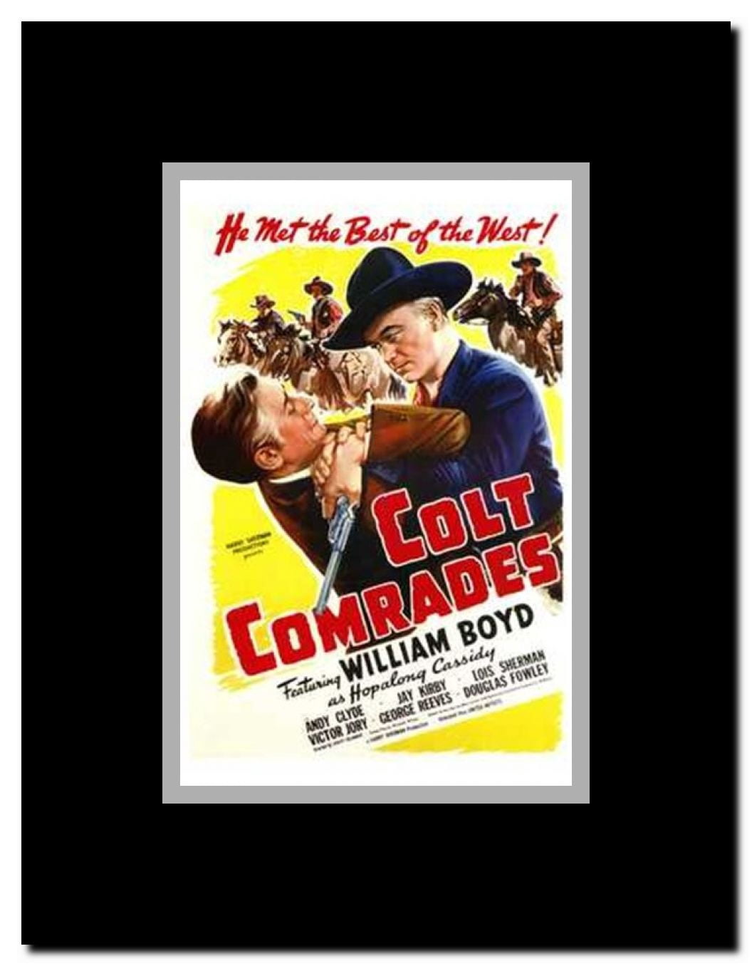 Colt Comrades Framed Movie Poster
