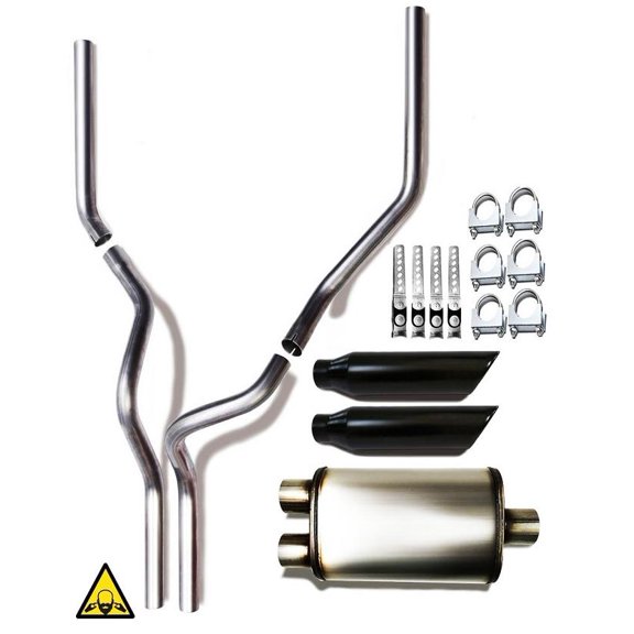 Colt Exhaust Performance Dual Conversion Exhaust Kit Fits Ford F-150 & F-250 2009-2018