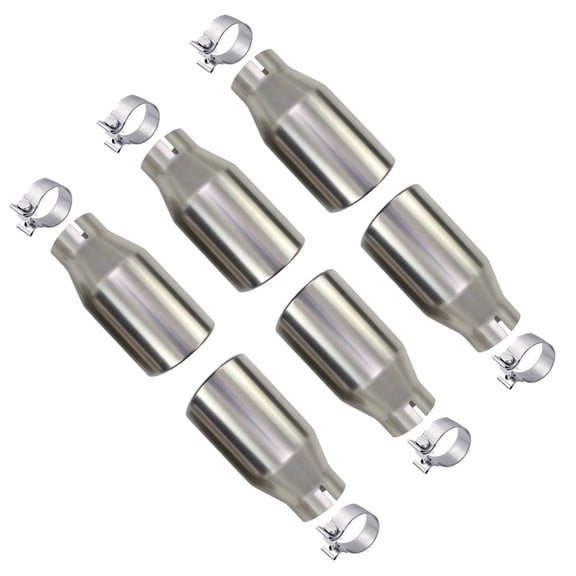 Colt Exhaust Stainless Steel Universal Exhaust Tips (6-Pack) 3" ID, 2.5" OD, 7.3" Length